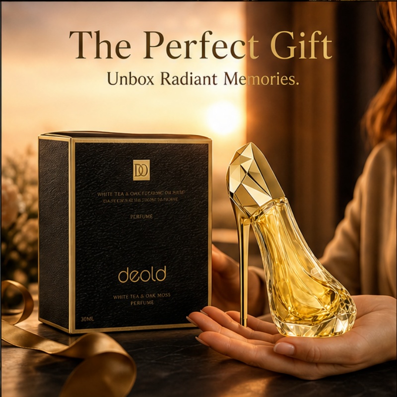 Perfume High Fragrance - Luxueus gouden damesparfum in de vorm
