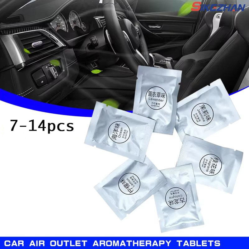 Perfume Fragrance Outlet - 7-14 Stuks Auto Luchtuitlaat Aromatherapie Tabletten