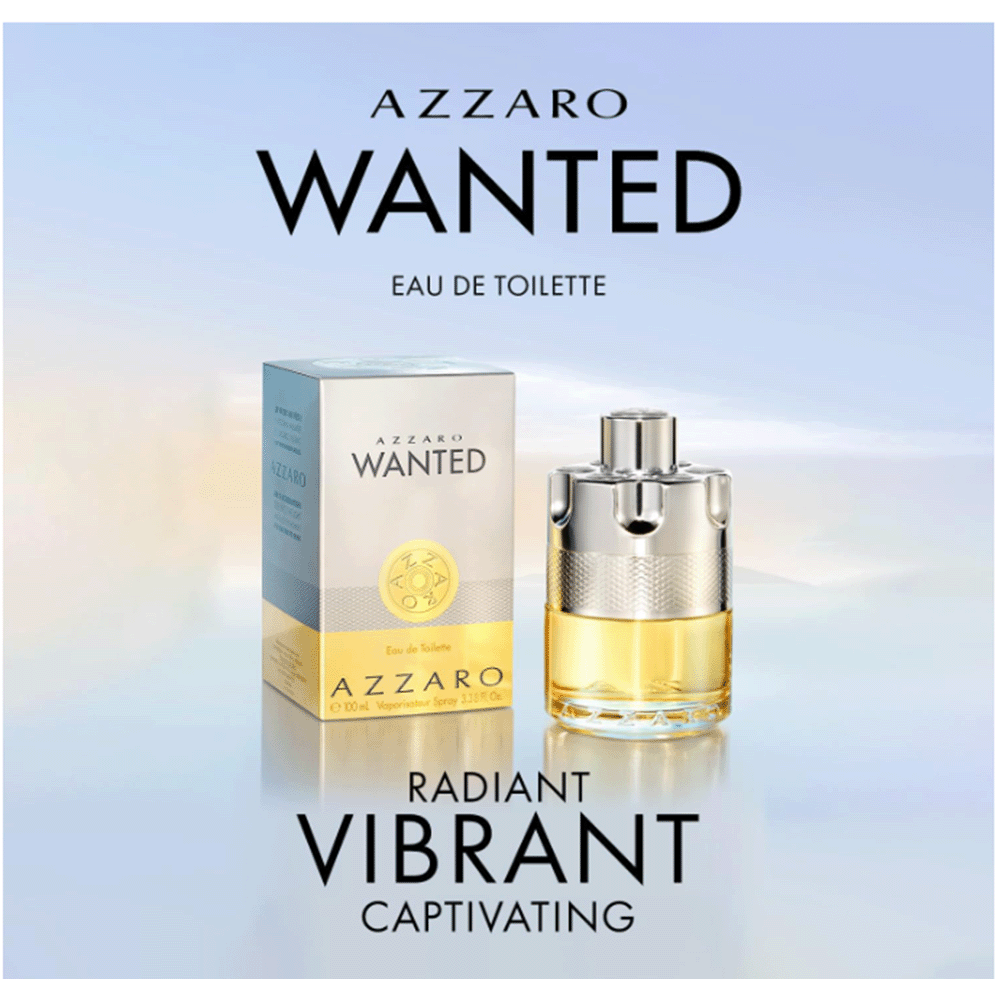 Perfume Fragrance Notes - Azzaro Wanted EDT 100ml Herenparfum, met
