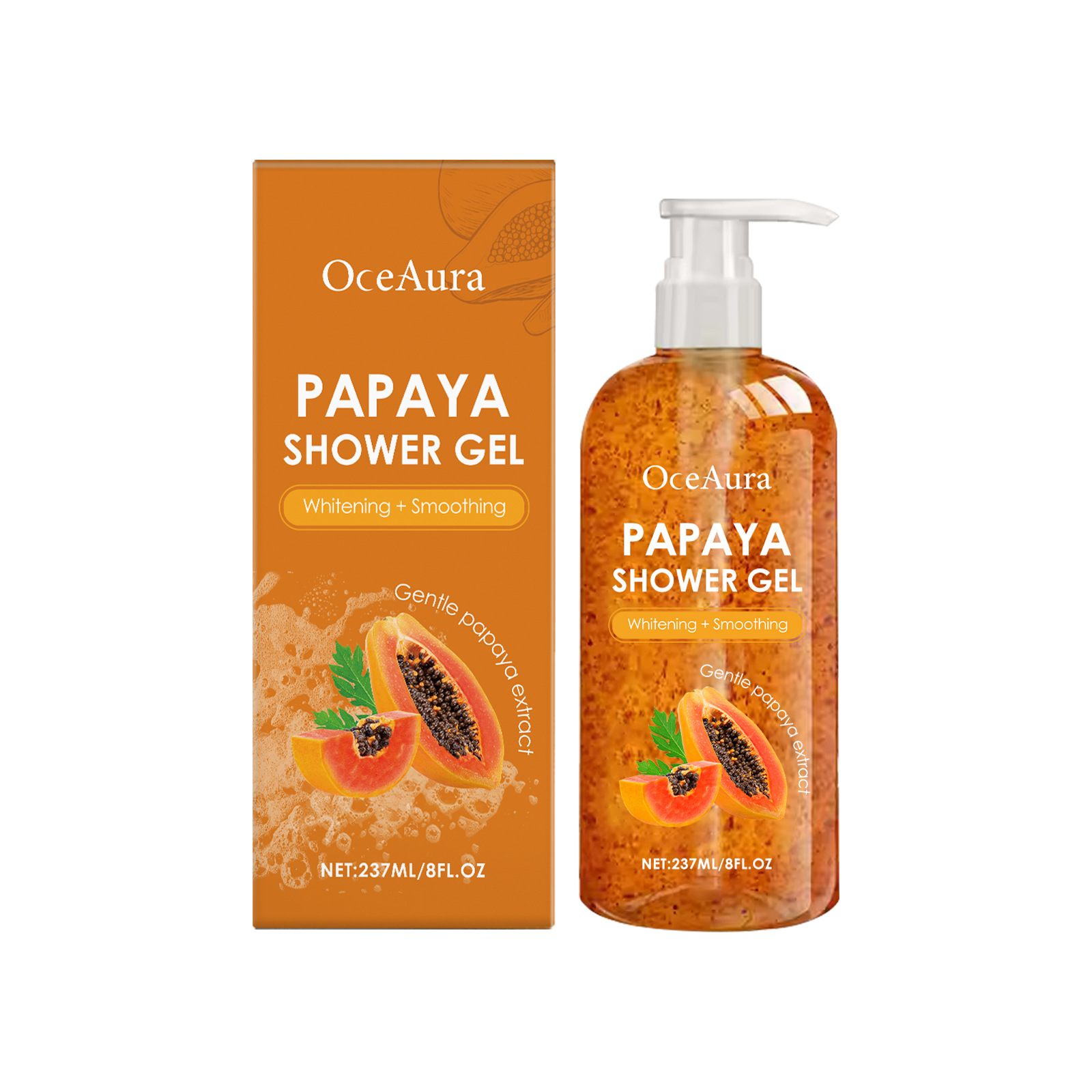 Perfume Fragrance Shower Gel - OCEAURA Geparfumeerde Huidverfraaiende Douchegel Verfrissende, olie-controlerende