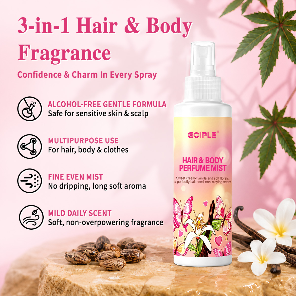 Haar- & lichaamsparfum mist, b - Fragrance Perfume For Hair recensie en prijs
