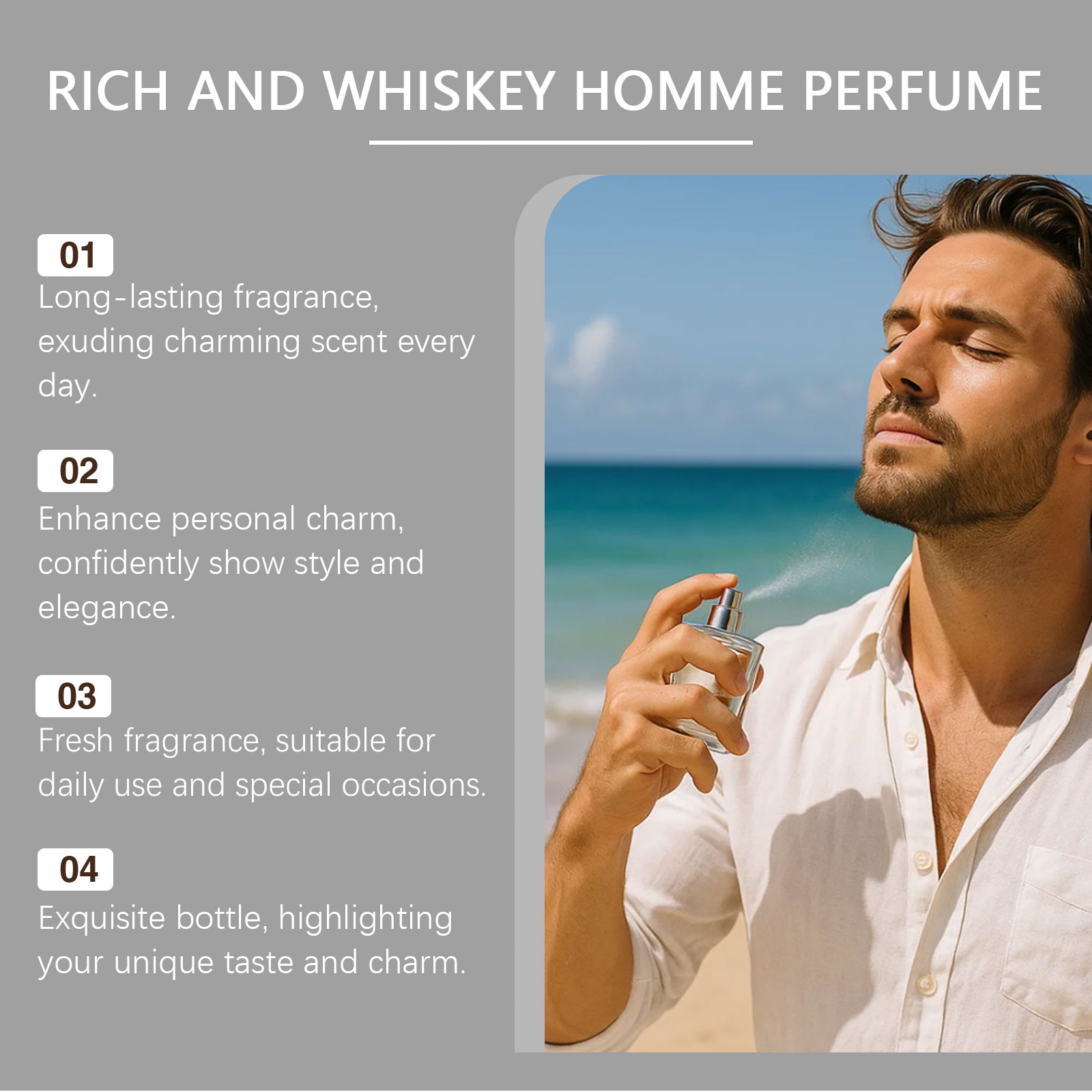 Warm Vanilla Men Cologne, natu - Perfume Fragrance Base recensie en prijs